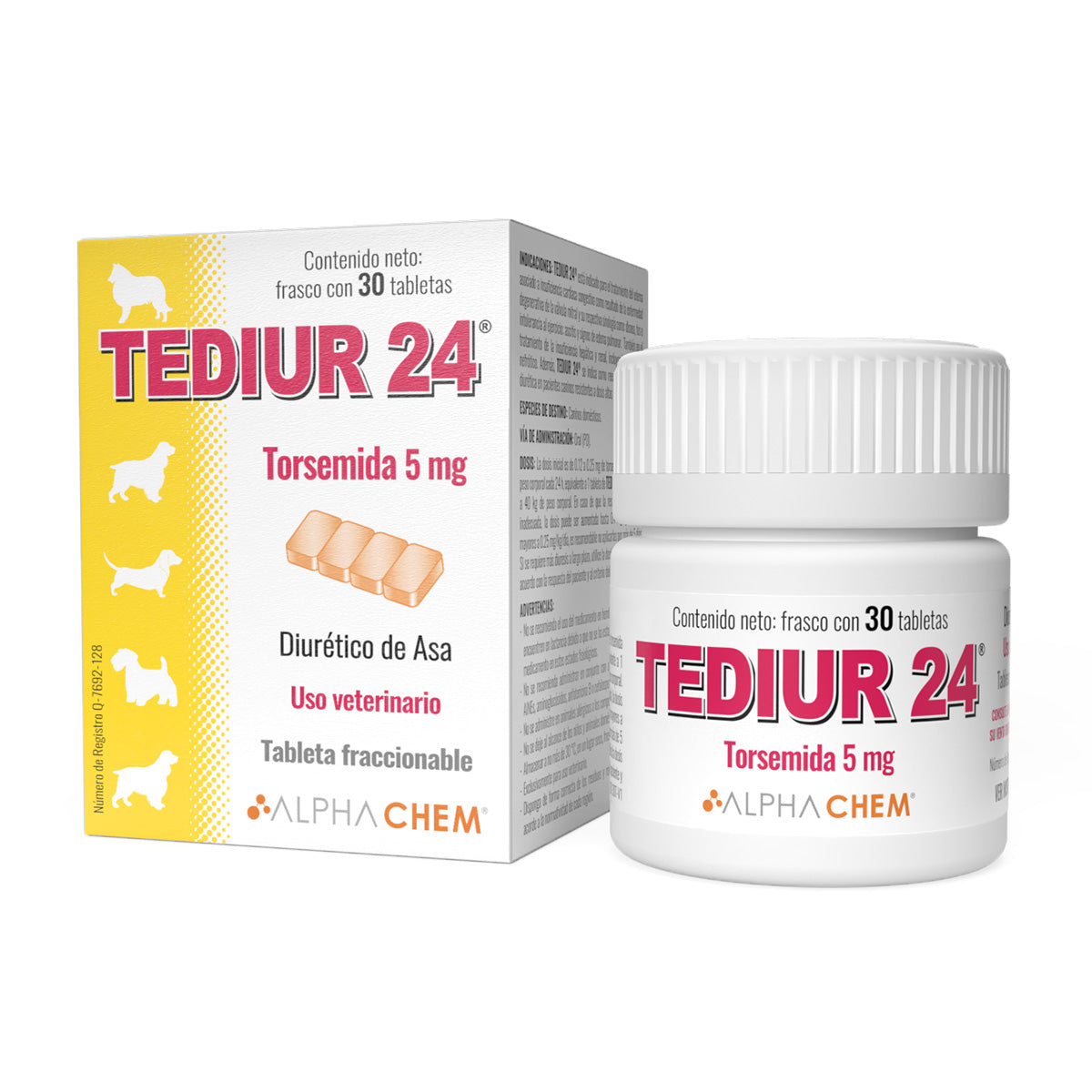 ALPHACHEM TEDIUR 24 5MG/30TAB