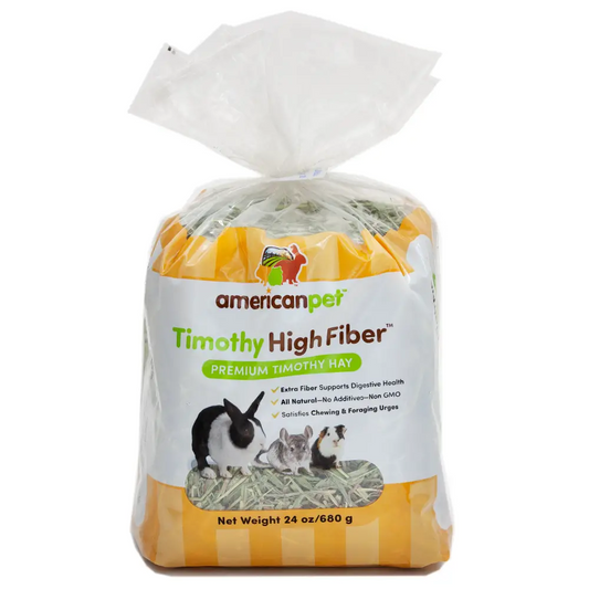 AMERICANPET HENO TIMOTHY ALTO EN FIBRA (AMARILLO) 680 G