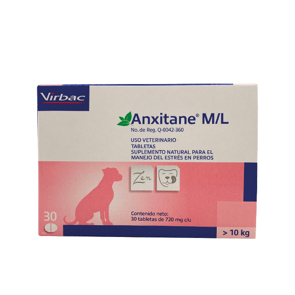 VIRBAC ANXITANE S PERROSY GATOS < 10 KG *BLISTER 10 TAB*