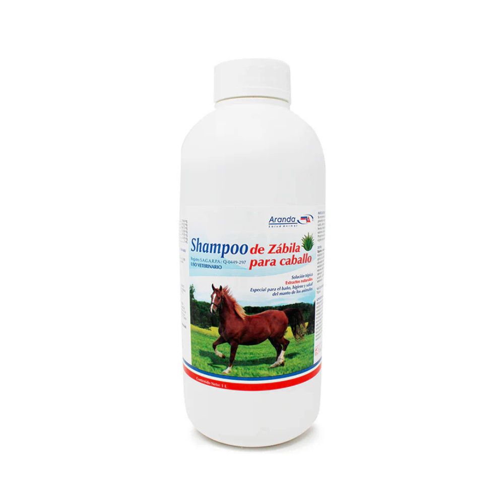Aranda Shampoo De Zabila Para Caballo 1L