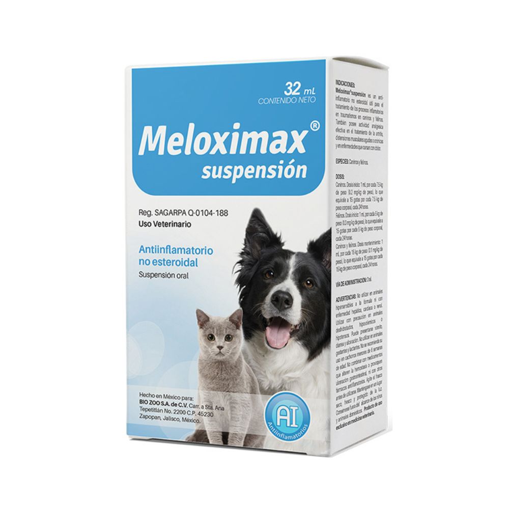 Bio Zoo Meloximax Suspensión Oral 1.5Mg 32 Ml