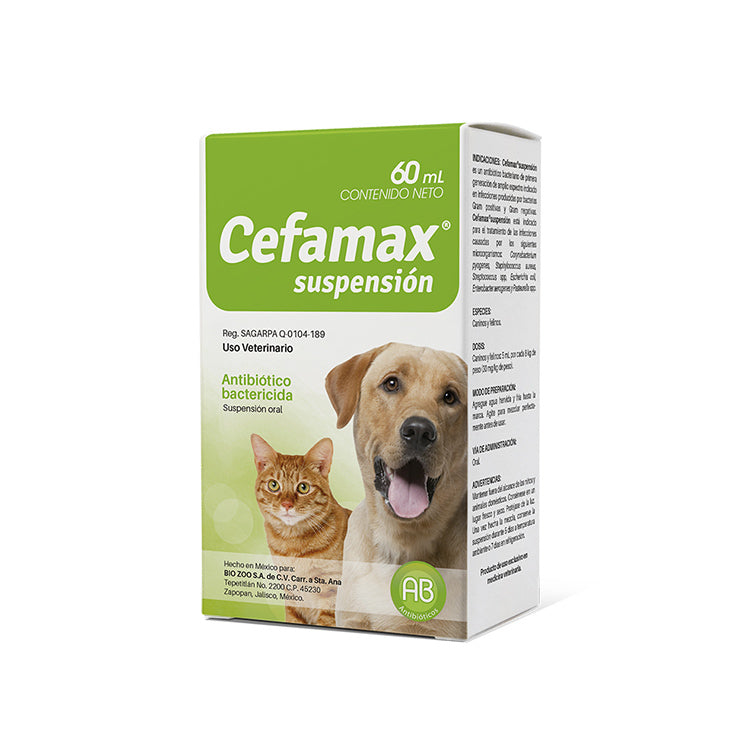 BIO ZOO CEFAMAX ORAL 60 ML (CEFALEXINA 250MG)