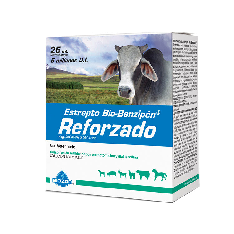 BIO ZOO ESTREPTO BIO-BENZIPEN REFORZADO 25ML 5 MUI