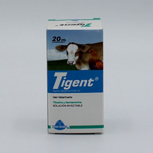 BIO ZOO TIGENT SOLUCIÓN INYECTABLE 20 ML