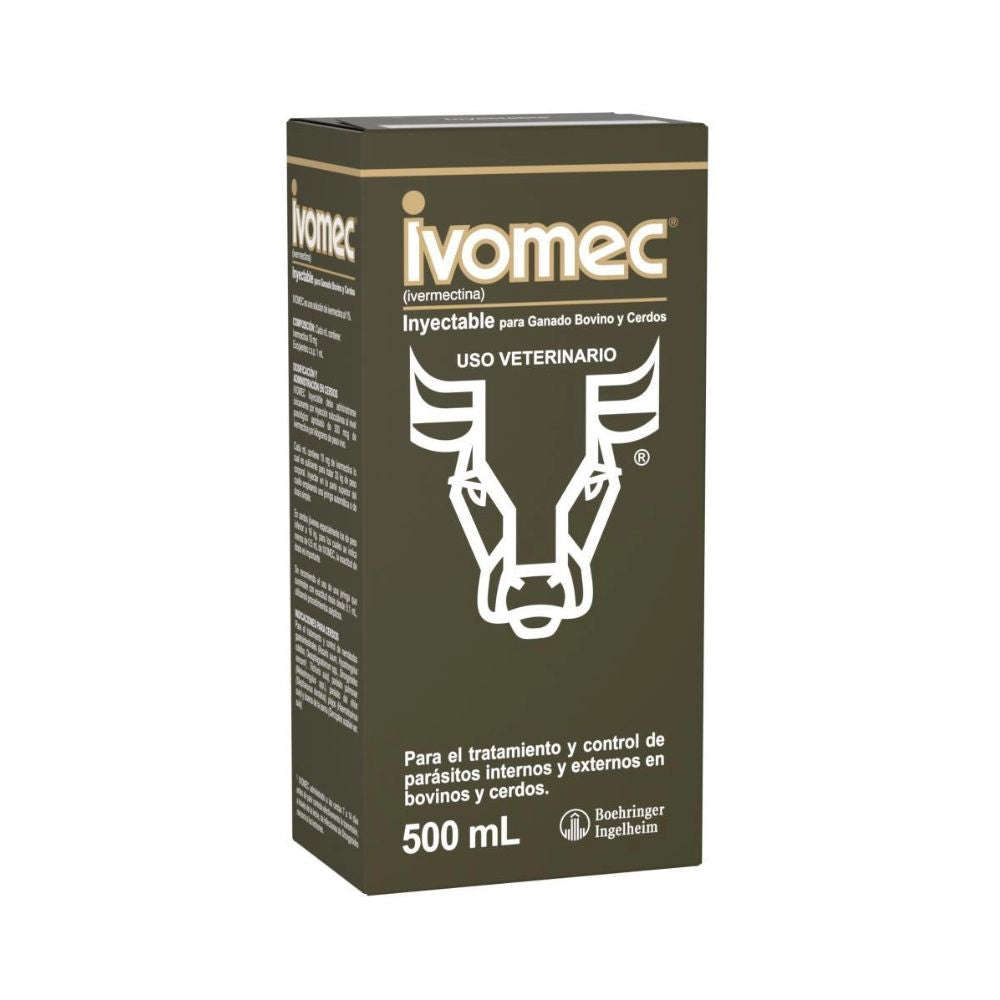 Boehringer Ivomec 1% Inyectable 500 Ml