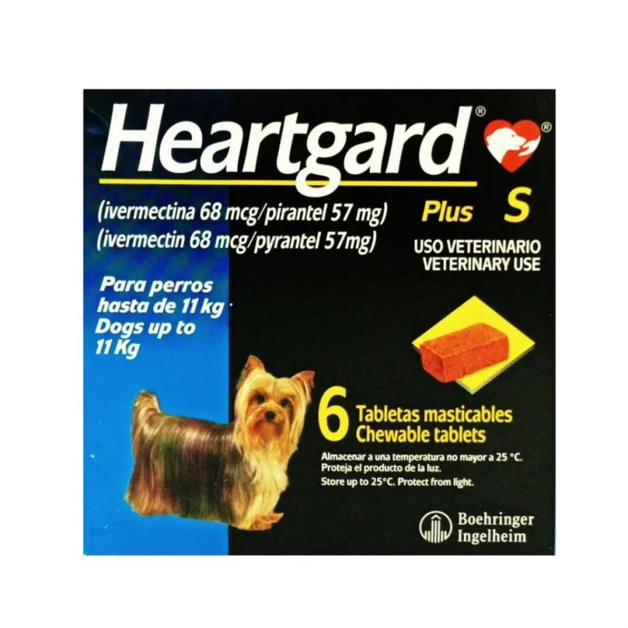 BOEHRINGER HEARTGARD PLUS S HASTA 11 KG