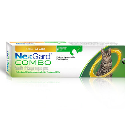 BOEHRINGER NEXGARD COMBO GATOS 2.5-7.5 KG 0.9 ML