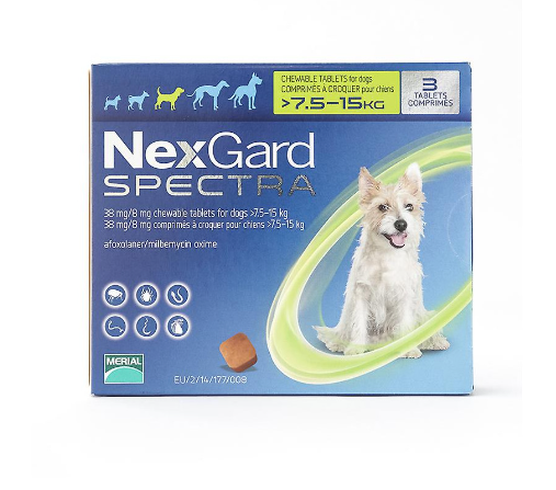 BOEHRINGER NEXGARD SPECTRA M 7.6 - 15 KG 3 TAB