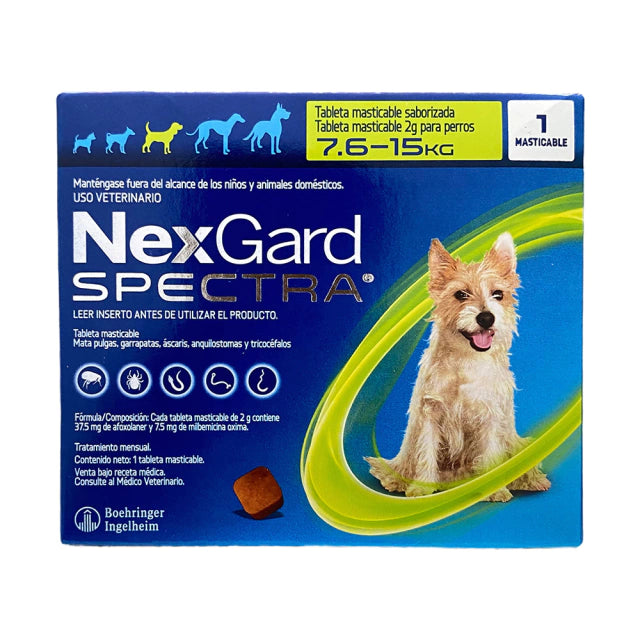 BOEHRINGER NEXGARD SPECTRA M 7.6 - 15 KG 1 TAB