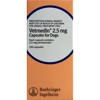 BOEHRINGER VETMEDIN 2.5MG/ 100 CAPSULAS