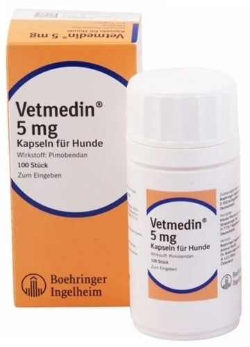 BOEHRINGER VETMEDIN 5MG 100CAPSULAS