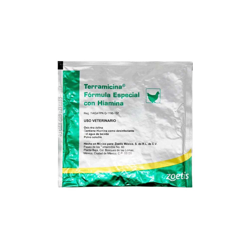 Zoetis Terramicina Formula Especial Con Hiamina 50G