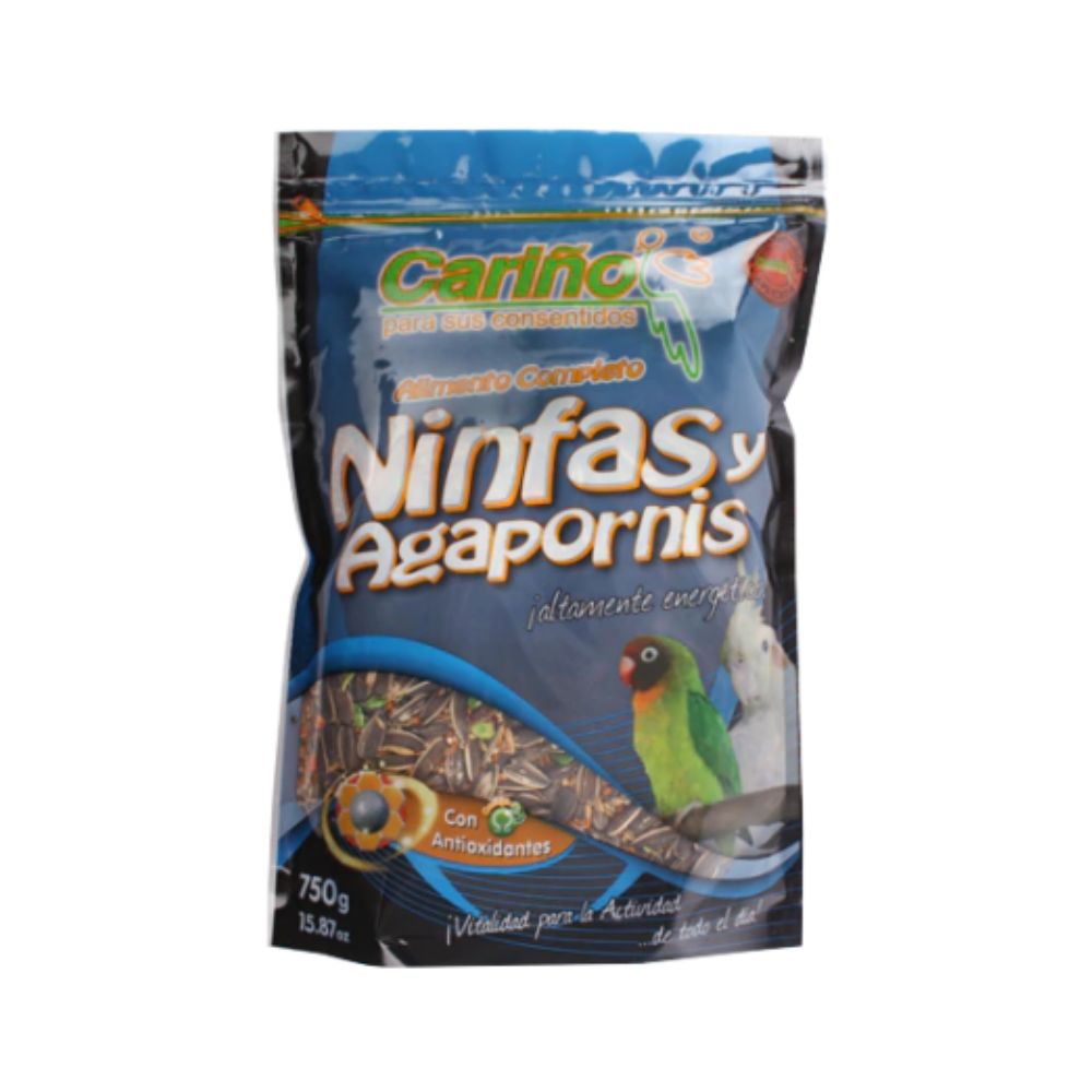 Cariño Alimento Balanceado Para Ninfas Y Agapornis 750 G