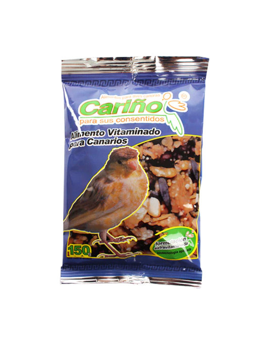 CARIÑO ALIMENTO VITAMINADO PARA CANARIOS 150G