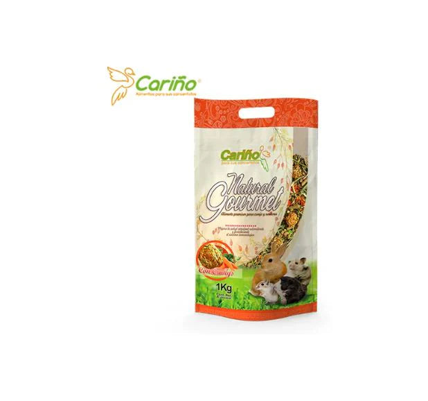 CARIÑO ALIMENTO NATURAL GOURMET PARA CONEJO Y ROEDOR 1 KG