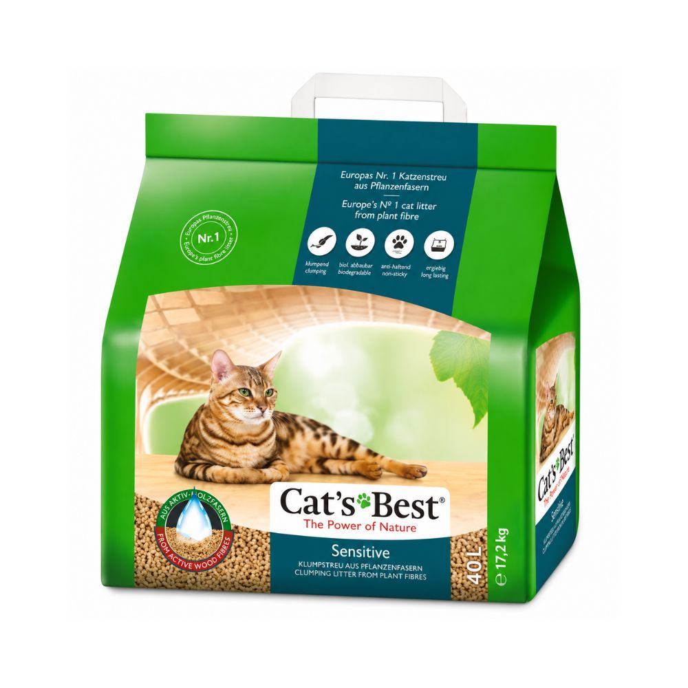 Cats Best Arena Para Gatos Sensitive 2.9 Kg 8L