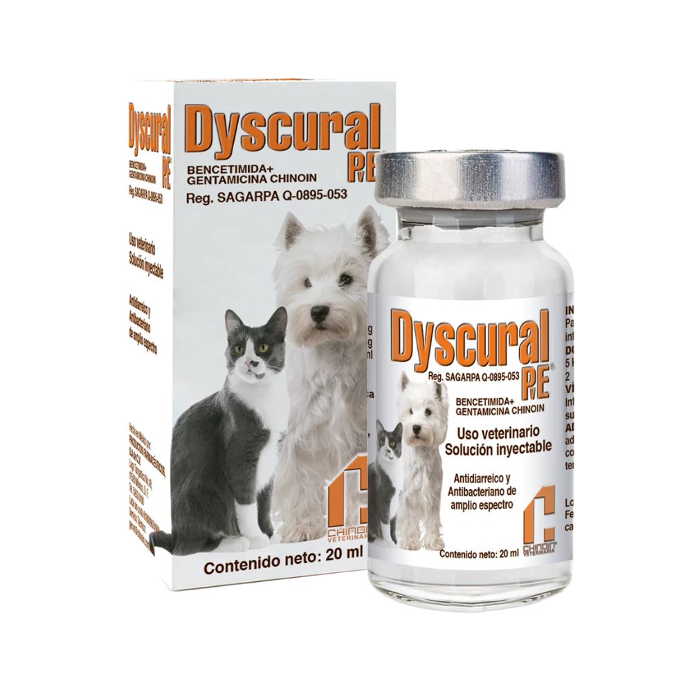 Chinoin Dyscural Pye Inyectable (Bencet 0.300Mg/Genta 20Mg) 20Ml