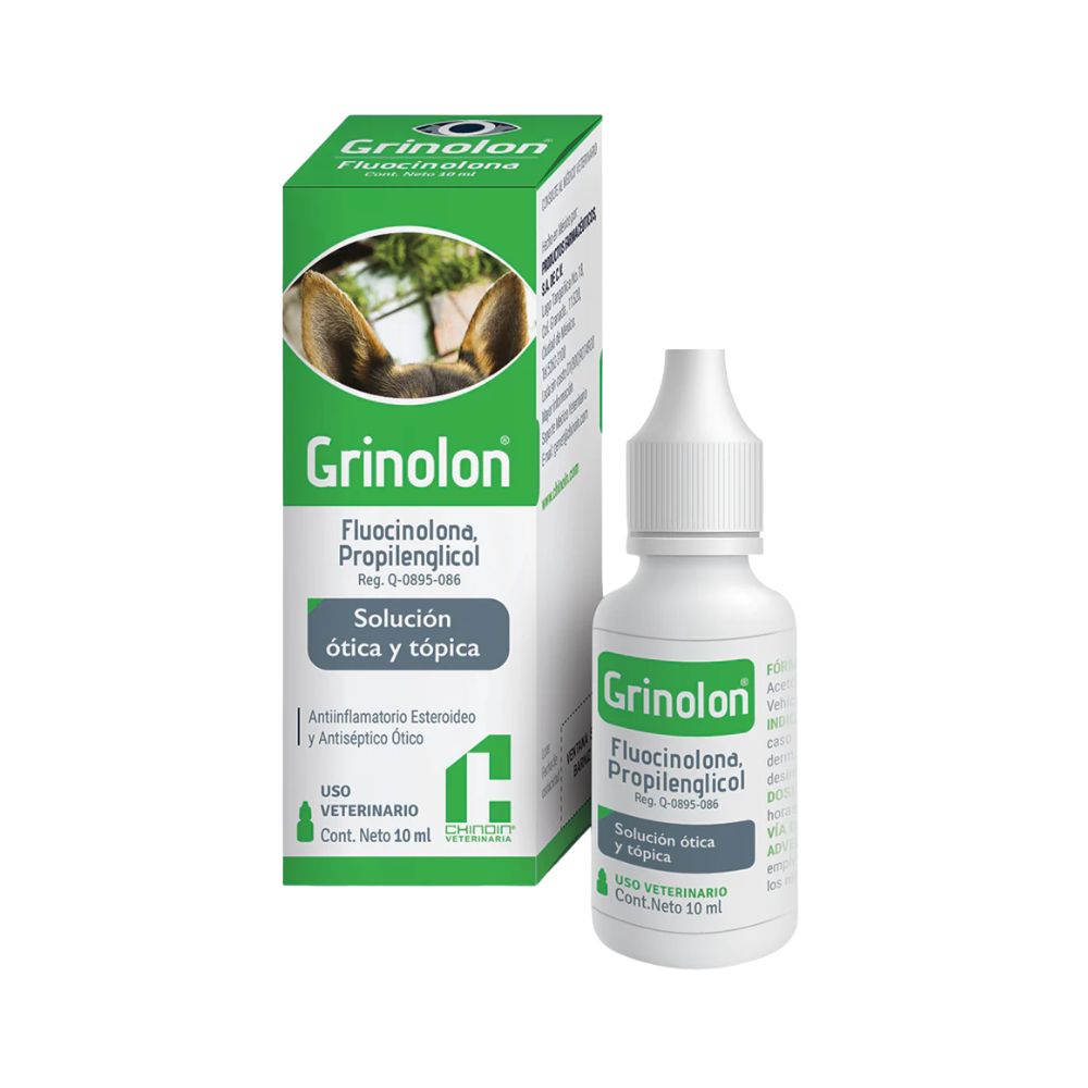 Chinoin Grinolon Otica Y Topica 0.1Mg 10Ml