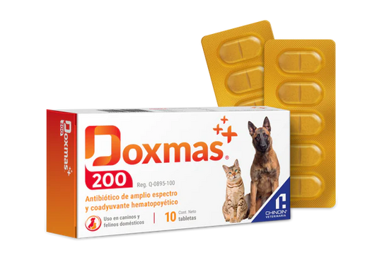 CHINOIN DOXMAS 200 DOXCICILINA 200 MG 10 TABS