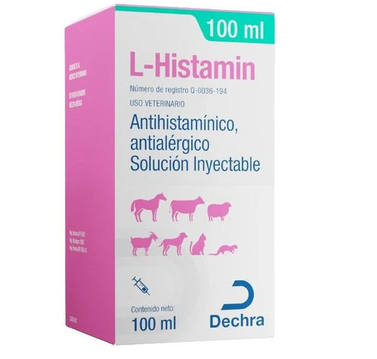 DECHRA L-HISTAMIN SOLUCIÓN 100 ML