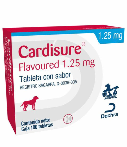 DECHRA CARDISURE 100 TAB/ 1.25MG