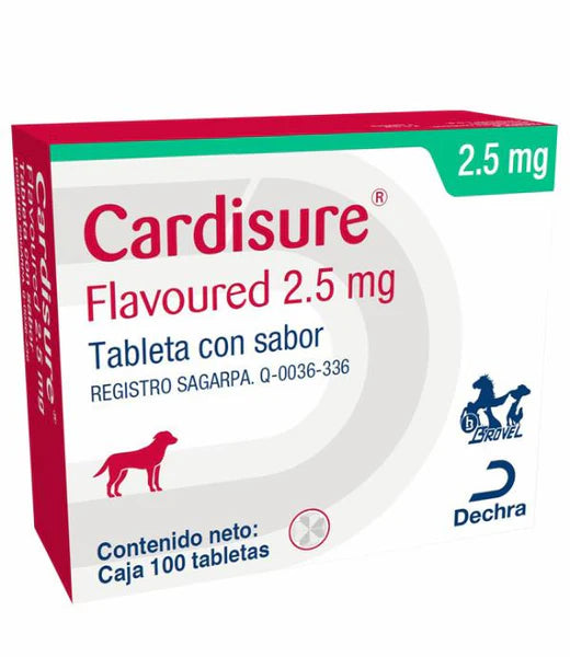 DECHRA CARDISURE FLAVOURED 2.5MG