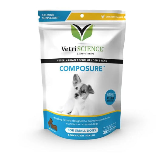 DECHRA VETRISCIENCE COMPOSURE PARA PERROS PEQUEÑOS 30 PREMIOS 45 G