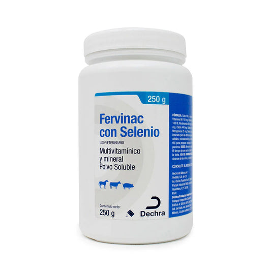 DECHRA FERVINAC CON SELENIO MULTIVITAMINICO POLVO 250 G