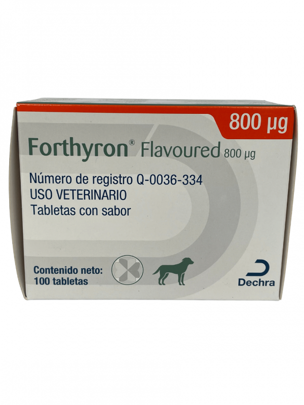 DECHRA FORTHYRON 800 MICROGRAMOS 100 TABS