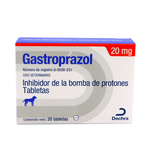 DECHRA GASTROPRAZOL 20 MG 20 TABLETAS