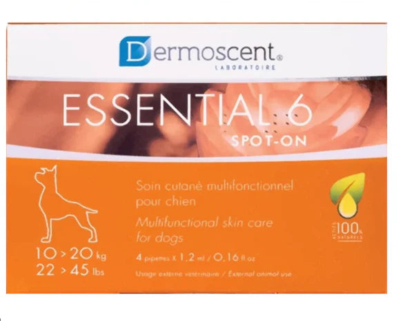 DERMOSCENT ESSENTIAL 6 SPOT 10-20KG 4 PIP