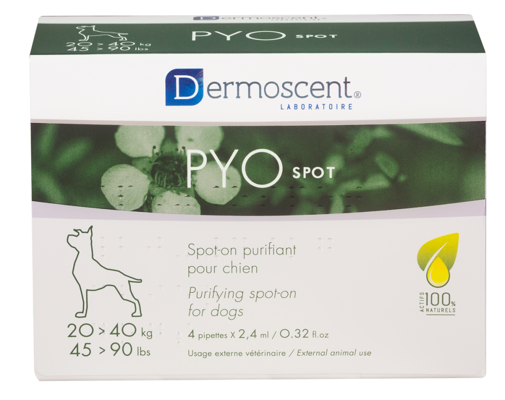 DERMOSCENT PYO SPOT 20-40KG 4 PIP