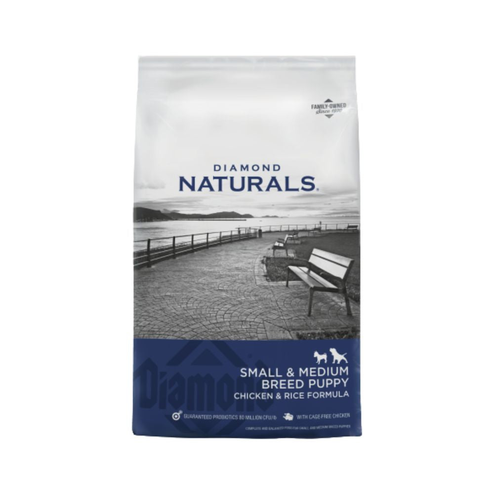 Diamond Naturals Small Y Medium Breed Puppy Dog Chike & Rice 18 Lbs. (8.16 Kg)