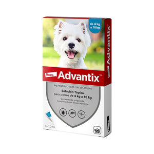 ELANCO ADVANTIX DE 4KG A 10KG 1ML