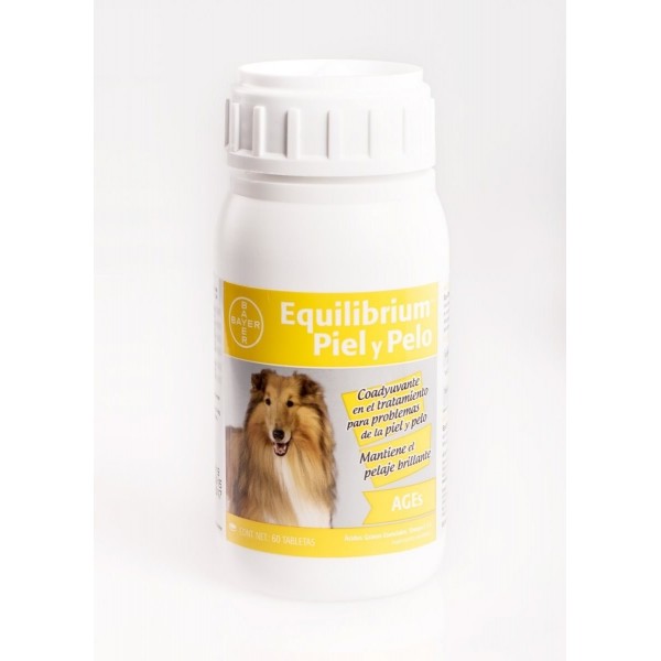 ELANCO EQUILIBRIUM AGES PIEL Y PELO 60 TABLETAS