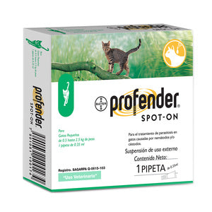 ELANCO profender spot on 0.35 ml gatos 0.5-2.5 kg