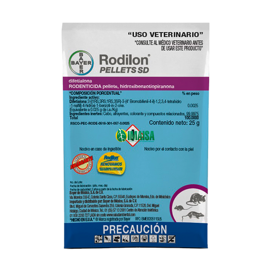 BAYER RODILON PELLETS SD 25 G