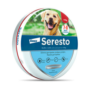 ELANCO SERESTO COLLAR PERROS Y GATOS MENORES 8 KG