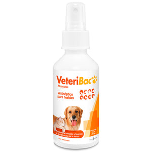 Esteripharma Veteribac Mascotas Sol. C/Atomizador 120 Ml