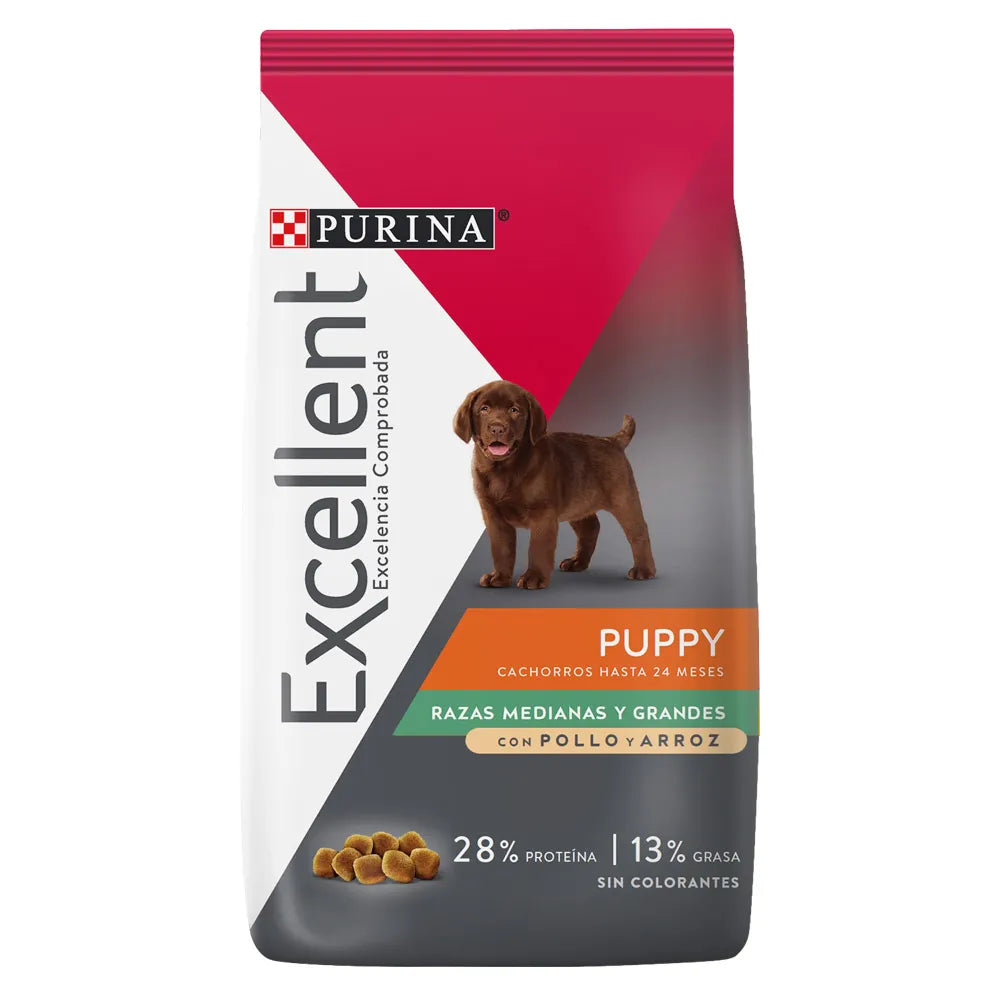 PURINA EXCELLENT CACHORRO RAZA MEDIANA Y GRANDE 1.5KG