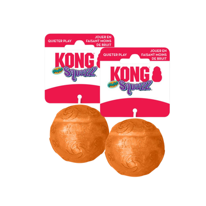 Kong Pelota Squeez Crackle Med Paq 2Pz