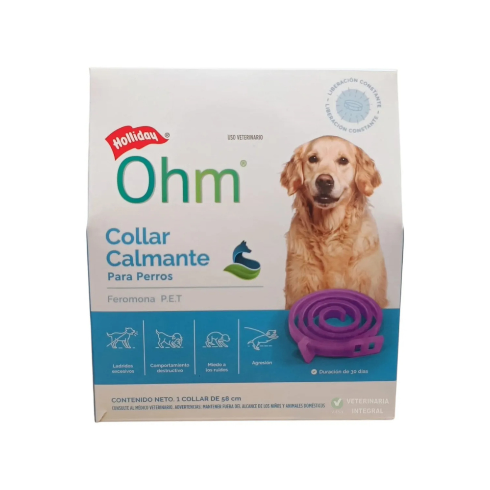 Holliday Ohm Collar Calmante Para Perro 58Cm