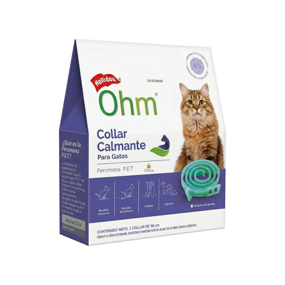Holliday Ohm Collar Calmante Gato