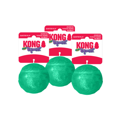 Kong Pelota Squeez Crackle Med Paq 3Pz
