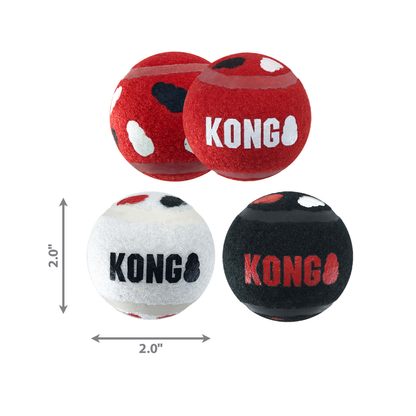Kong Pelota Deportiva Firma Tamaño Chico 3 Pzas