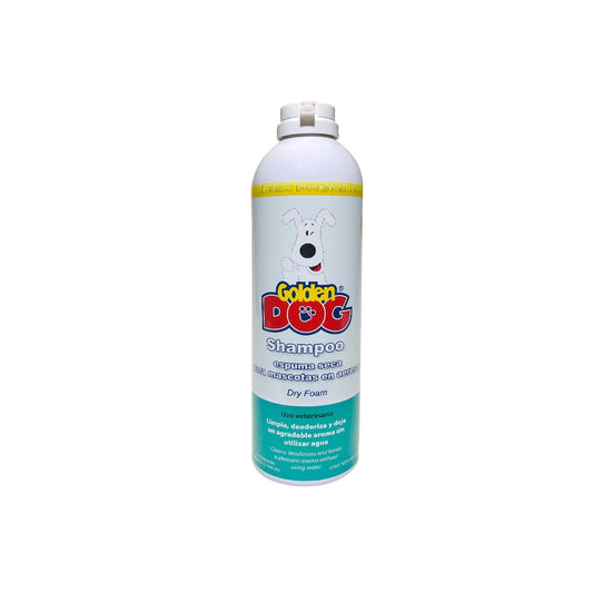 GOLDEN DOG SHAMPOO ESPUMA SECA PARA PERROS AEROSOL 400ML