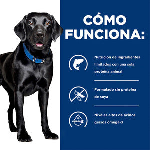 HILLS d/d (Alergia alimentaria con proteína novedosa de salmón) PERRO 3.6 KG