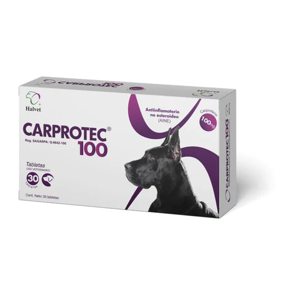 HALVET CARPROTEC 100 MG 30 TABLETAS