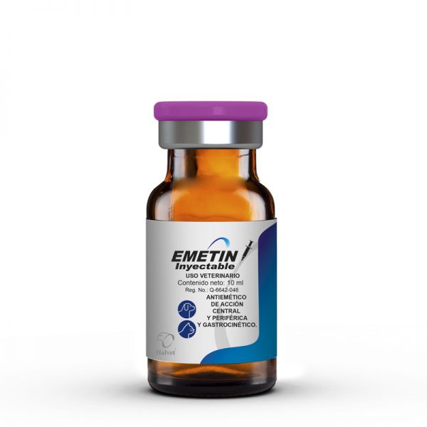 HALVET EMETIN INYECTABLE 10 ML