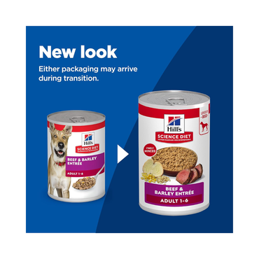 Hills Perro Adulto Beef & Barley Lata 13 Oz
